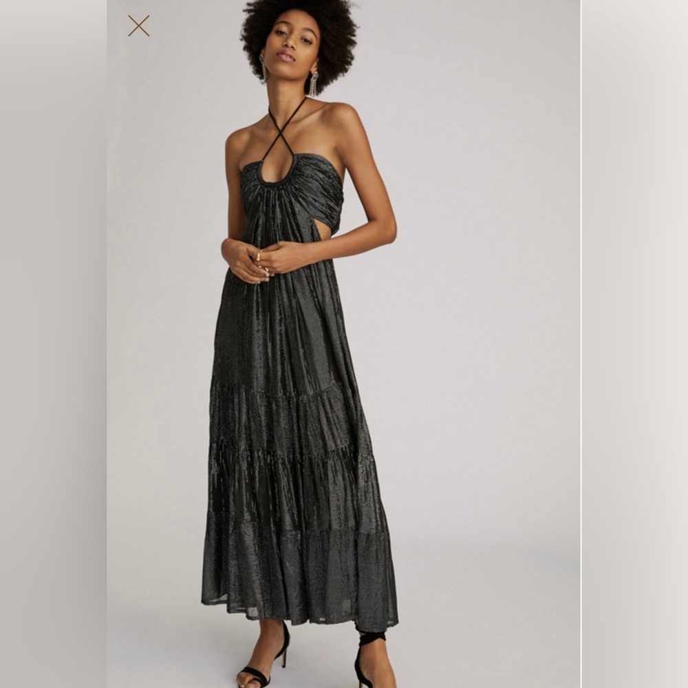 Anthropologie Verb by Pallavi Singhee cut out dress